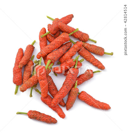 Long Pepper isolated on white background Long Pepper isolated on white background 42814514