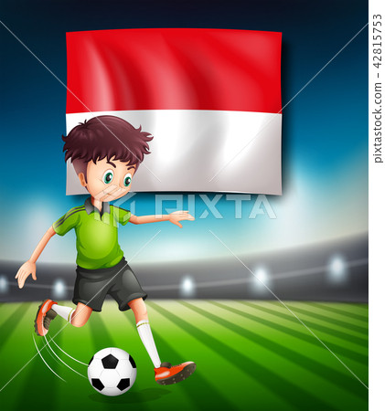 Indonesia soccer player concept Indonesia soccer player concept 42815753
