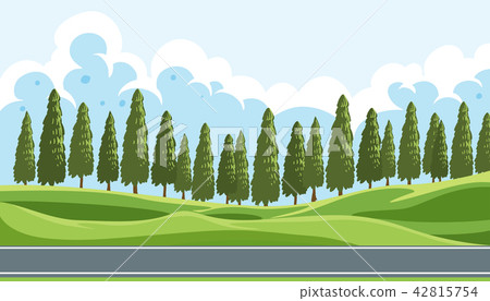 A beautiful nature landscape 42815754