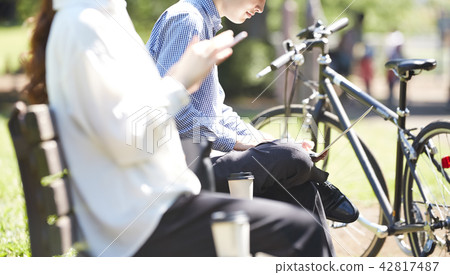 公園電腦男 公園電腦男 42817487