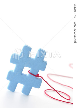 Hash tag # Always connected with someone 42818994