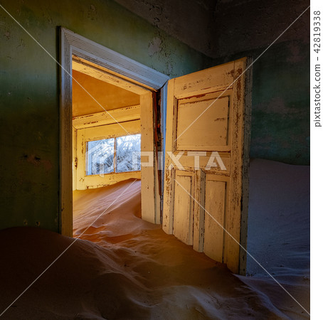 Sand has invaded and taken over these rooms Sand has invaded and taken over these rooms 42819338