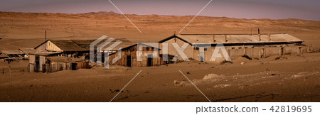 Abandoned buildings are left to rot in Kolmanskopp 42819695