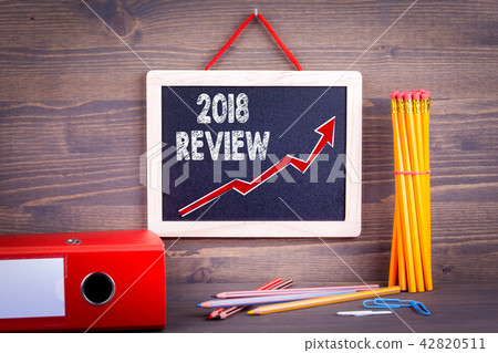 2018 review. Business success concept 42820511