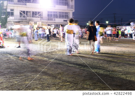 Summer Festival Slow Shutter Bokeh Summer Festival Slow Shutter Bokeh 42822498