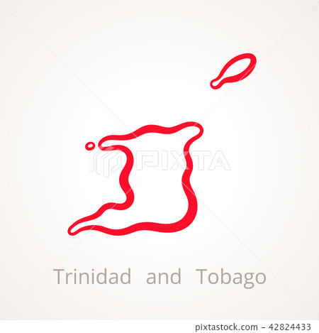 Trinidad and Tobago - Outline Map 42824433