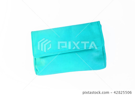 colorful fashionable clutch bag isolated on white colorful fashionable clutch bag isolated on white 42825506