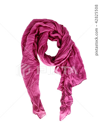 colored patterned scarf, neckerchief isolated colored patterned scarf, neckerchief isolated 42825508