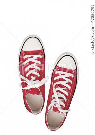 pair of sneakers-colored youth running shoes  42825793