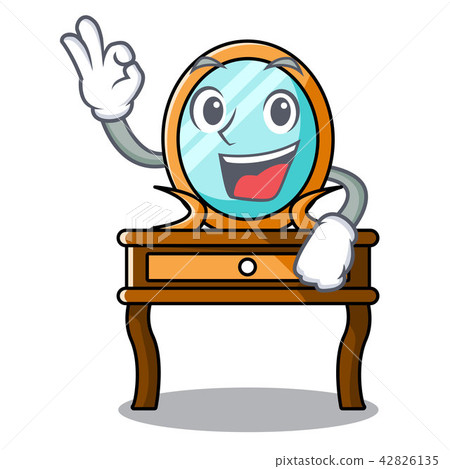 Okay dressing table character cartoon 42826135