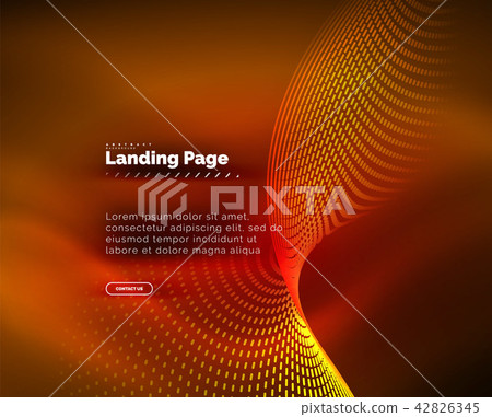 Neon glowing background for landing page 42826345