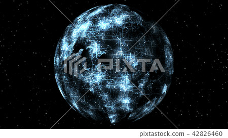 Blue Sphere Science Digital Technology Background 42826460
