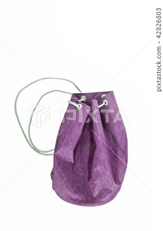 backpack pulling on rope isolated on white backpack pulling on rope isolated on white 42826803