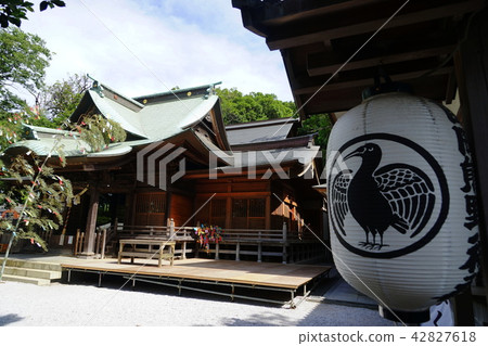 7月Yokohama 422公司Crested Three legs烏鴉足球神社/ Shioka Kumano Shrine 7月Yokohama 422公司Crested Three legs烏鴉足球神社/ Shioka Kumano Shrine 42827618