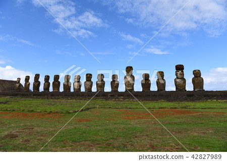 Moai Easter Island Ah-Tongariki ahu tongariki easter island 42827989