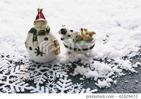 Christmas snowman Christmas snowman 42829431