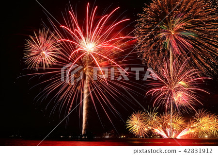 Waterfall festival fireworks Waterfall festival fireworks 42831912
