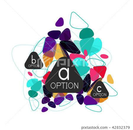 Triangle infographics design layout 42832379