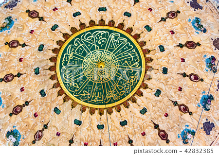 Interior Domes of Blue Mosque Interior Domes of Blue Mosque 42832385
