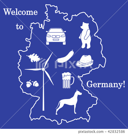various symbols of Germany Travel and leisure. 42832586