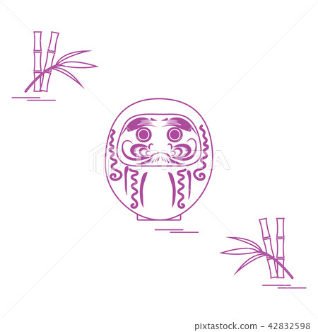 Daruma - Japanese traditional doll roly-poly Daruma - Japanese traditional doll roly-poly 42832598