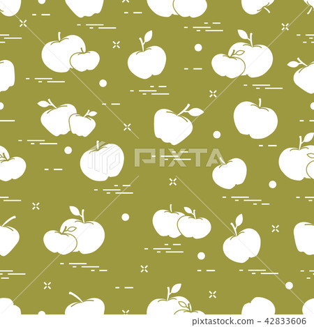 Apples juicy fruit Seamless pattern. Apples juicy fruit Seamless pattern. 42833606