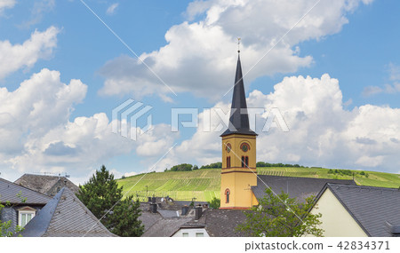 Roofs of Trittenheim Panorama Germany 42834371