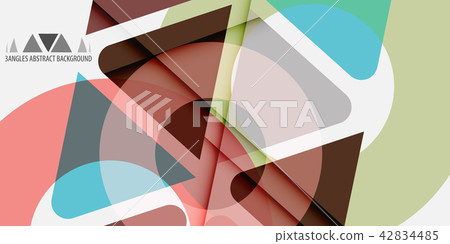 Geometric colorful abstract background Geometric colorful abstract background 42834485