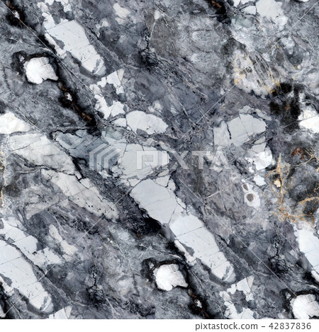 Extraordinary marble texture with light grey tone and cracks. Se 42837836