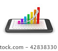 Business concept with mobil phone 42838330