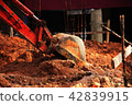 backhoe dig a ground for new building. 42839915