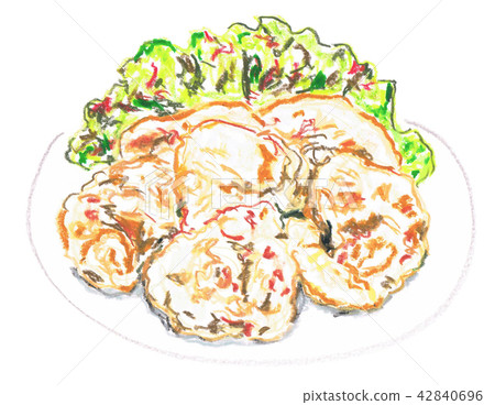Chicken tempura 42840696