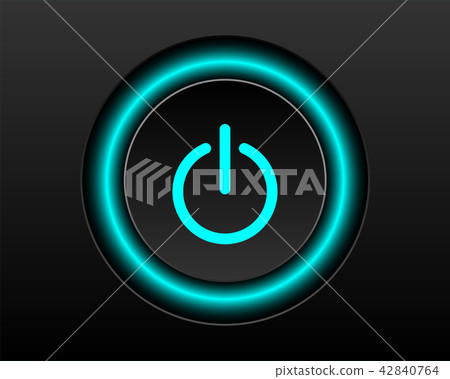 Green power icon Vector Illustration isolated  42840764