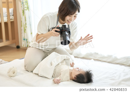 Baby nap family Family child 42840833