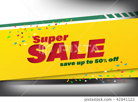 Super sale template banner discount up to 50% off. Super sale template banner discount up to 50% off. 42841122