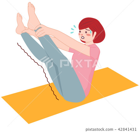 普拉提的姿勢 普拉提的姿勢 42841431