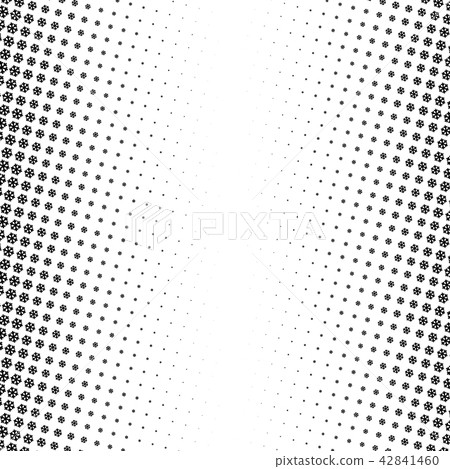 Snowflakes gradient Christmas or New Year abstract background 42841460