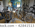 old vintage bicycle store dust 42841513