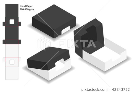 Box packaging die cut template design. 3d mock-up  42843732