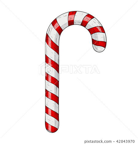 Smiling Candy Cane Drawing by CSA Images - Pixels