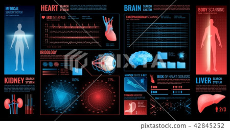 Medical Dark Interface Elements 42845252