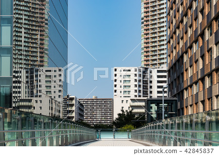 (Tokyo - Cityscape) Toyosu Buildings Group and Promenade 1 42845837