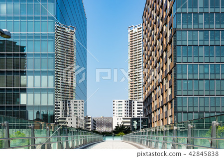 (東京 - 城市景觀)豐洲建築集團和海濱長廊2 (東京 - 城市景觀)豐洲建築集團和海濱長廊2 42845838