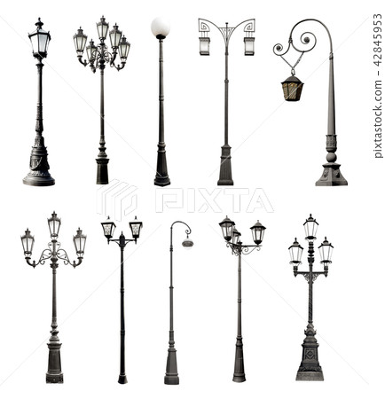 Set of decorative lampposts Set of decorative lampposts 42845953
