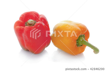 bell peppers isolated on white background 42846200