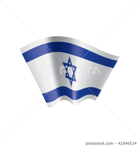 Israel flag, vector illustration on a white background Israel flag, vector illustration on a white background 42846524