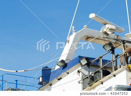 close-up on an item from a fishing boat close-up on an item from a fishing boat 42847352