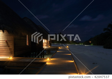 在馬爾代夫的夜晚 42847537