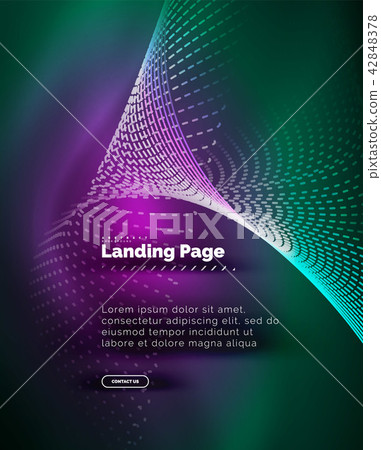 Neon glowing background for landing page Neon glowing background for landing page 42848378