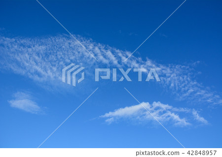 Blue sky with clouds 42848957